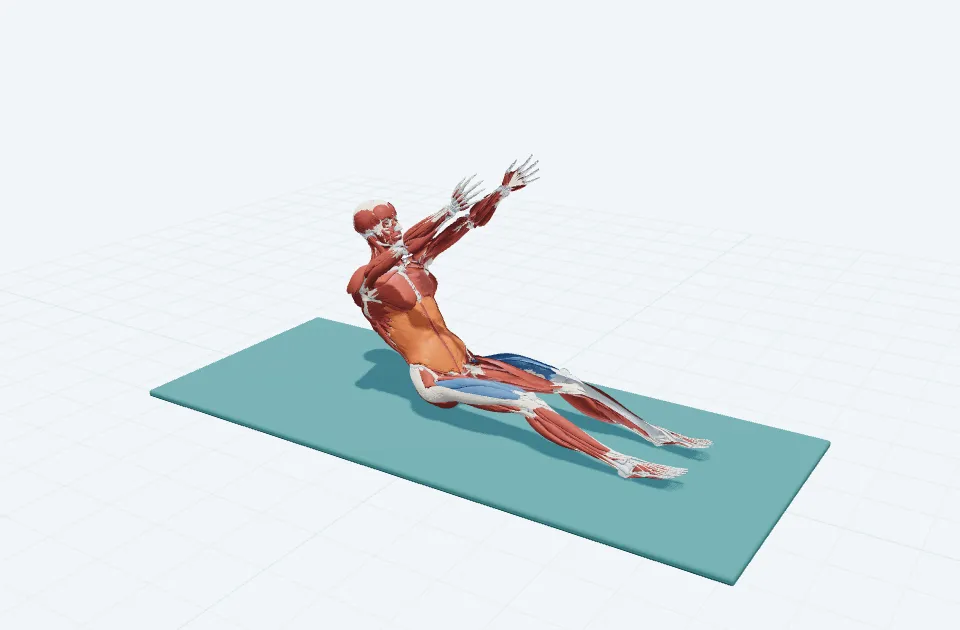 ロールアップの動作の一場面を示す3D模式図