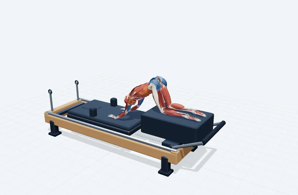 4スタンストランクレジストの動作の一場面を示す3D模式図